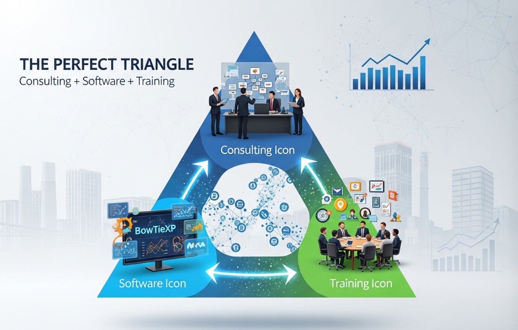 El Triángulo Perfecto: Cómo Integrar Consultoría, Software y Capacitación para una Gestión de Riesgos Imbatible